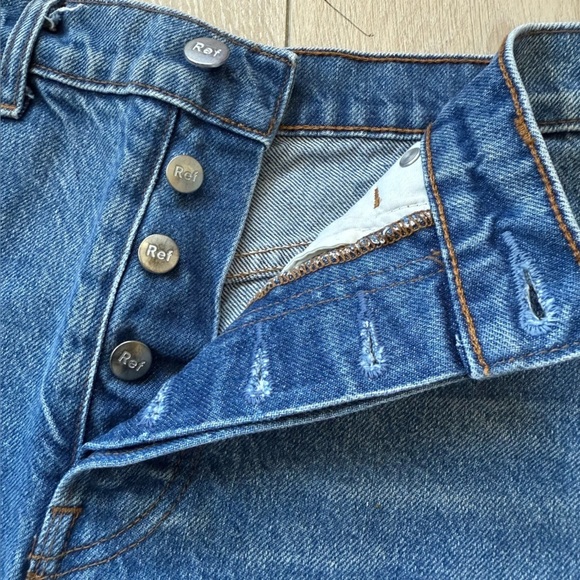 Reformation Dixie High Rise Jean Short in Iskar Women’s Size 23 - Picture 3 of 10